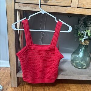 Universal Thread Vibrant Red Knit Top